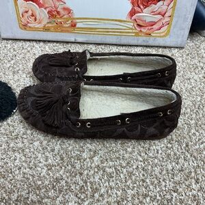 Coach Chocolate Brown Women's Moccasins